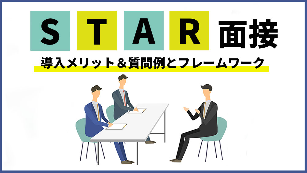 STAR面接（行動面接）の導入メリットとは？質問例やフレームワークを紹介